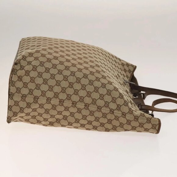 GUCCI GG Canvas GG Plus Supreme Shoulder Bag PVC 3Set Beige - Picture 4 of 15